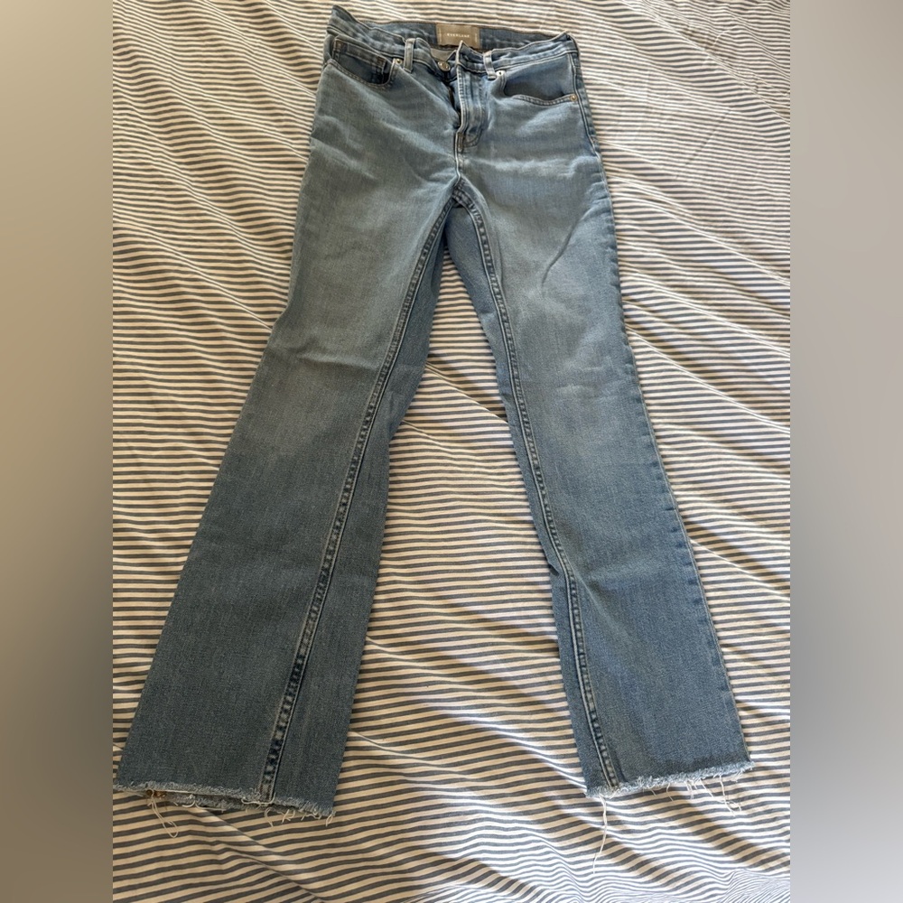 Everlane Women's Flare Jeans in Light Blue